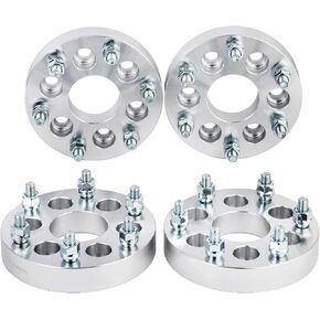 محولات عجلات DCVAMOUS 4PC 6x4.5 إلى 6x5.5 مقاس 2 بوصة مع مسامير 12x1.25 متوافقة مع Nissan 6 Lug 6x114.3 إلى 6x139.7 لحدود 2005-2022 | 2005-2014 باثفايندر | 2005-2015 إكستيرا in Kuwait