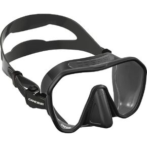 Cressi Adult Frameless Diving Mask - Wide View Mono Lens - Low Internal Volume - Pure Soft Silicone - Z2: Designed in Italy by Cressi