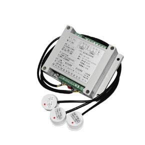 Taidacent High and Low Liquid Level Controller Fish Tank Float Switch Valve Automatic Pumping Non-Contact Water Level Sensor with Three 1 Merer Cable Sensors Water Ingress Detection