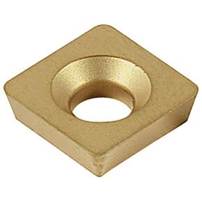 HHIP 6029-2322 SD TIN Coated C-6 Positive Rake Carbide Insert, 3/8" IC, 1/32" Radius