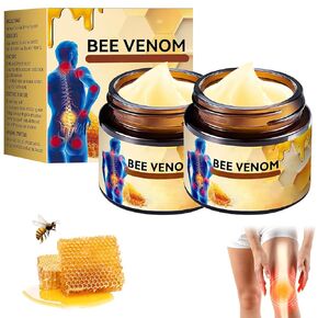 Bee Venom Cream,Bee Venom Advanced Joint and Bone Cream,Bee Venom Joint Gel,Bee Venom Professional Joint Cream,Bee Venom Joint Gel Effective for Back, Neck, Hands,Knee (2 PCS)