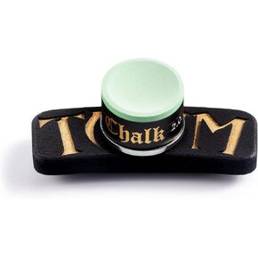 TAOM Magnetite Combo Billiard Chalk Holder Billiard Snooker Pool Cue Premium Chalk 2.0 Green in Branded Box