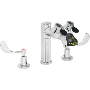 Speakman SEF-1801 Eyesaver Widespread Laboratory Faucet with Integrated Emergency Eyewash