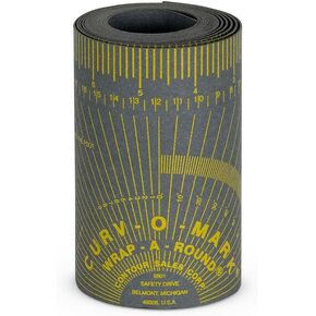 Jackson Safety Pipe Measure Tool – Wrap Around Tape, Flex Angle Diameter and Circumference Measuring and Marking Gauge for 5" to 9', XX Large Size, Black, 14756