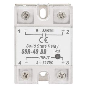 Solid State Relay, Solid State Relay SSR-40 DD 40A 5-220VDC Solid State Relay for Industrial Automation processes