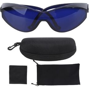 Golf Ball Finding Glasses,Professional Lenses and Sunglasses with Golf Ball Finder,Blue Lenses,Eye Protection,and Matte Frame with Case,for Golf Ball Finding Enthusiasts