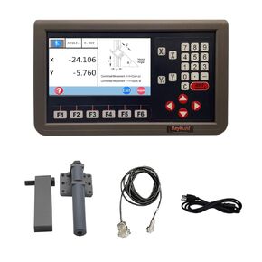 Large 7inch LCD Screen TTL 2 Axis Digital Readout Display DRO RPM Mill Lathe Machine