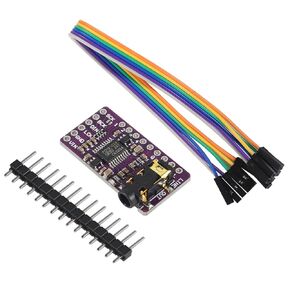 2Pcs PCM5102 Interface I2S Stereo PCM5102A Digital Audio DAC Decoder Module GY-PCM5102 Voice Module Player Board Digital-to-Analog Converter IIS I2S Format Player Module for Arduino Raspberry Pi