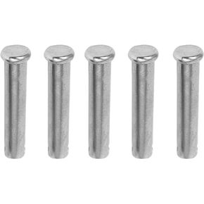 5 عبوات من دبابيس M METERXITY - مشبك دبابيس من الفولاذ المقاوم للصدأ برأس مسطح، مضاد للمقاومة، يوضع على إصلاح الميكانيكا (M8 × 80 مم، لون فضي) in Kuwait