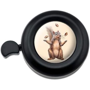 GRAPHICS & MORE Squirrel Juggling His Nuts Crazy Funny Bicycle Handlebar Bike Bell