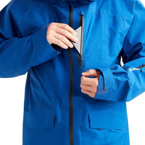 سترة شتوية للرجال من Dakine Stoker Gore-Tex 3 طبقات للتزلج/التزحلق على الجليد، أزرق فاتح، مقاس متوسط in Saudi Arabia