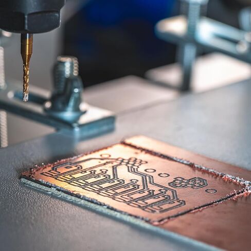PATIKIL 8x12 inch Double Sided Copper Clad Laminate PCB, 4 Pcs 0.8mm Thickness FR4 Copper Plated Universal Circuit Prototype Board for Etching DIY PCB Kit in Saudi Arabia