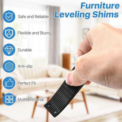 200 قطعة من الحشوات المركبة للتسوية، حشوات من البلاستيك الصلب، مستويات أثاث إسفينية، حشوات أبواب سهلة التركيب لطاولات المراحيض والأبواب والنوافذ in Kuwait