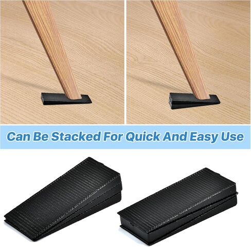 200 قطعة من الحشوات المركبة للتسوية، حشوات من البلاستيك الصلب، مستويات أثاث إسفينية، حشوات أبواب سهلة التركيب لطاولات المراحيض والأبواب والنوافذ in Kuwait