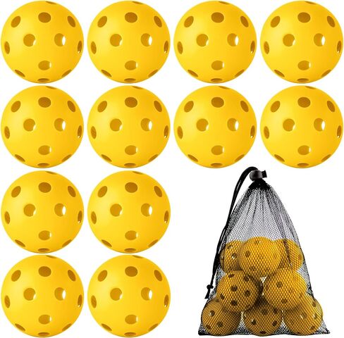 Coopay 12/100 Pack Baseball Practice Baseballs Plastic Hollow Soft Balls with a Drawstring Bag for Hitting, Baseball Training Indoor Outdoor Use in Kuwait