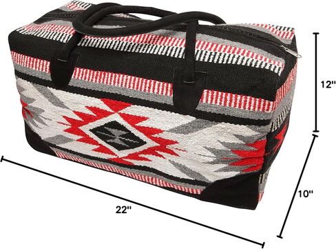 إل باسو ديزاينز حقيبة سفر كبيرة الحجم من ساوثويست - كامينو ريل على الطراز الأمريكي والمكسيكي الأصلي (دورانجو) in Kuwait