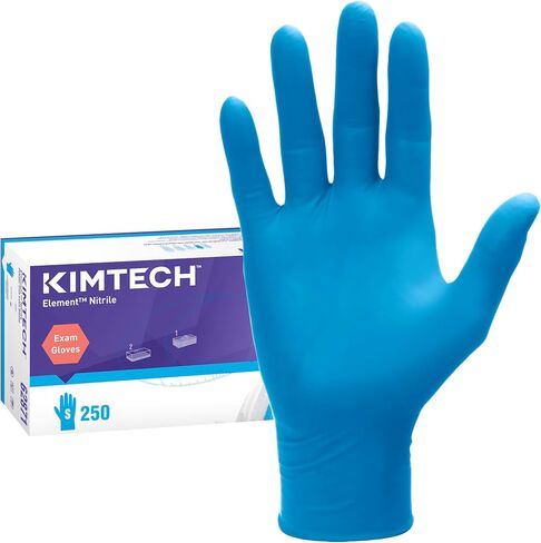 قفازات KIMTECH للكبار من الجنسين، مقاس صغير من Kimtech Nitrile Exam، أزرق، مقاس صغير أمريكي in Kuwait