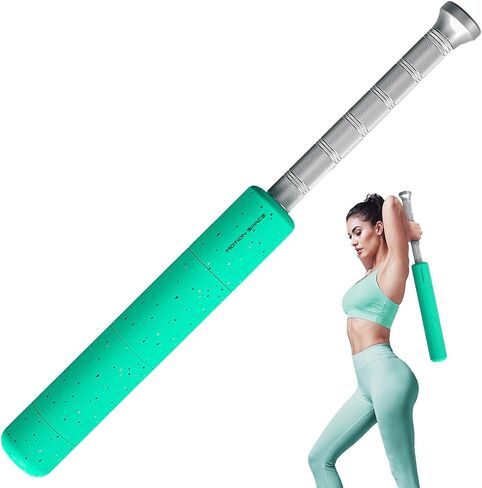 Adjustable Macebell Clubbell for Strength Training, 6-in-1 Premium Steel Indian Club for Full Body, Muscles, Shoulder, Grips & Forearms Workouts to Stretching (6.5/9/11/13/15/17.5LBs)-Cyan in Saudi Arabia