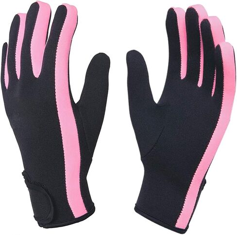 ITODA Neoprene Wetsuit Gloves for Men Women, Aquatic Training Beach Fitness Water Resistance in The Water Warm Swim Aqua Kayaking Surfing Snorkeling Rafting Sports Gloves with Adjustable Strap in Kuwait