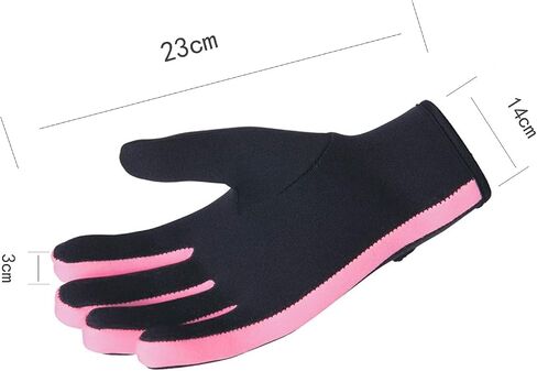 ITODA Neoprene Wetsuit Gloves for Men Women, Aquatic Training Beach Fitness Water Resistance in The Water Warm Swim Aqua Kayaking Surfing Snorkeling Rafting Sports Gloves with Adjustable Strap in Kuwait