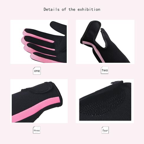 ITODA Neoprene Wetsuit Gloves for Men Women, Aquatic Training Beach Fitness Water Resistance in The Water Warm Swim Aqua Kayaking Surfing Snorkeling Rafting Sports Gloves with Adjustable Strap in Kuwait