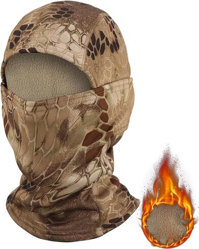Autumn and Winter Warm Balaclava Headset Mask, Hunting, Camouflage Skiing Mask, Lightweight and Comfortable in Saudi Arabia