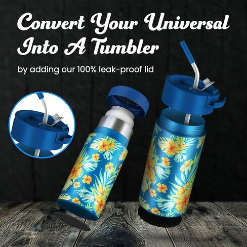 Universal Buddy 2.0 Can Cooler Drink Lid With Straw Universal 2.0 5 Sizes In 1 Insulated Can Cooler - Can Cooler for 12 oz & 16 oz Regular or Slim Cans & Bottles (Royal with Straw) in Saudi Arabia