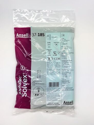 37-185-9 Size 9 18" 22 Mil Green Sol-Vex Unlined Nitrile Gloves Sandpatch Finish in Saudi Arabia