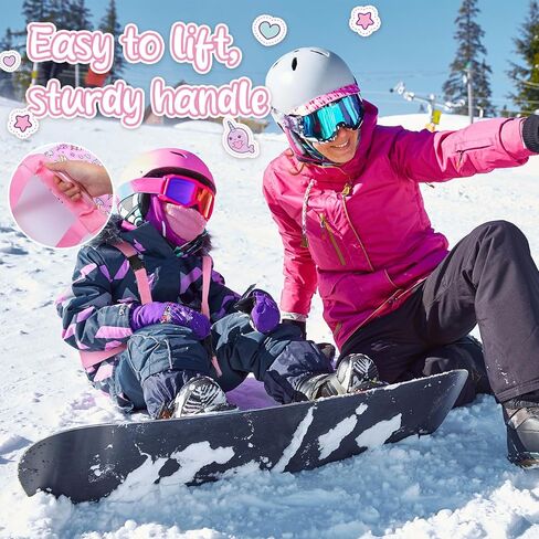 Ski and Snowboard Harness for Kids with Retractable Leash Absorb Bungees Straps Handle Learn to Ski Safely Teach Your Child The Speed Control of Skiing Ski Trainer Fundamentals in Saudi Arabia