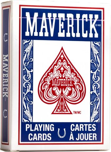 مجموعة لعبة البوكر Maverick Texas Hold 'Em مع علبة من الألومنيوم، و300 رقاقة بوكر كازينو بوزن 11 جرام، ومجموعتين من أوراق لعب Maverick، و5 نرد أحمر، و3 أزرار لعبة كازينو للبالغين in Saudi Arabia