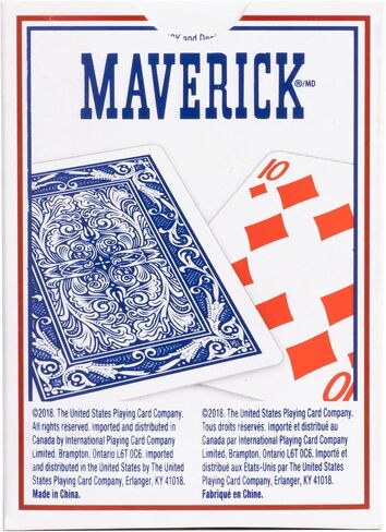 مجموعة لعبة البوكر Maverick Texas Hold 'Em مع علبة من الألومنيوم، و300 رقاقة بوكر كازينو بوزن 11 جرام، ومجموعتين من أوراق لعب Maverick، و5 نرد أحمر، و3 أزرار لعبة كازينو للبالغين in Saudi Arabia