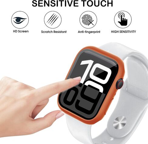 10 Pack Case for Apple Watch Ultra 2/Ultra 49mm, Durable Hard PC Frame Bumper, Shockproof Hard PC Scratch Resistant Protective Cover Compatible with iWatch Ultra 2/Ultra 49mm in Kuwait