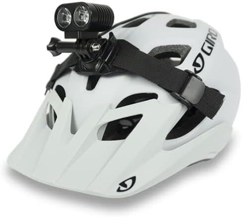 طقم إضاءة خوذة الدراجة الجبلية Voyager مع بطارية قابلة لإعادة الشحن، متوافقة مع حوامل GoPro، 2100 لومن، 3 ساعات على شعاع عالٍ in Kuwait