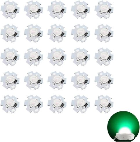 LED Chip Bulb 50Pcs 1W 5V Blue Light Beads High Bright Lamp Source Chip with Aluminum Plate for DIY Light (50PCS Blue Light) in Saudi Arabia