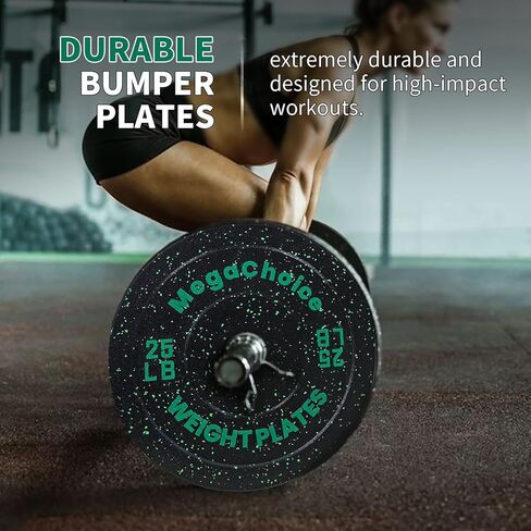 Rubber Olympic Bumper Weights Plates Set,2 In Barbell Plates,2x15LB 2x25LB 2x35LB 2x45LB 100LB 160LB 300LB 45LB Barbell Weights for Strength Training Weightlifting(Single, Pair & Set) in Saudi Arabia