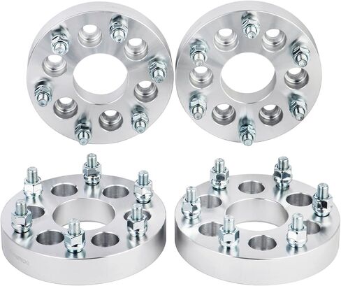 محولات عجلات DCVAMOUS 4PC 6x4.5 إلى 6x5.5 مقاس 2 بوصة مع مسامير 12x1.25 متوافقة مع Nissan 6 Lug 6x114.3 إلى 6x139.7 لحدود 2005-2022 | 2005-2014 باثفايندر | 2005-2015 إكستيرا in Saudi Arabia