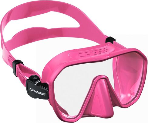 Cressi Adult Frameless Diving Mask - Wide View Mono Lens - Low Internal Volume - Pure Soft Silicone - Z2: Designed in Italy by Cressi in Kuwait