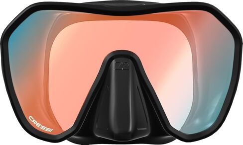 Cressi Adult Frameless Diving Mask - Wide View Mono Lens - Low Internal Volume - Pure Soft Silicone - Z2: Designed in Italy by Cressi in Kuwait
