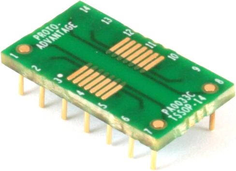 (الكمية 2) محول Proto-Advantage PA0033C TSSOP-14 إلى DIP-14 SMT (مسافة 0.65 مم) سلسلة مدمجة in Saudi Arabia