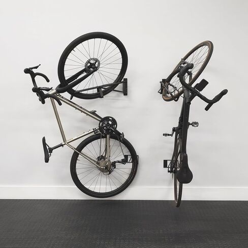 StoreYourBoard SwivelStow Mountain Bike Storage 2-Pack, No Lift Swivel Bike Wall Mount, Heavy Duty Garage Bike Rack, MTB and e-Bike in Kuwait
