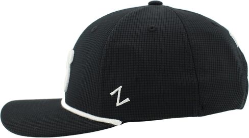 قبعة ZHATS NCAA مرخصة رسميًا من الحبل Snapback Backspin باللون الأسود المتباين in Saudi Arabia