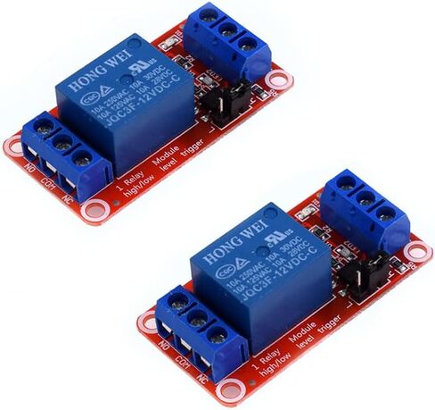 1 قناة 12 فولت Optocoupler عزل التتابع محرك وحدة دعم مستوى عال أو منخفض الزناد 2 قطعة in Saudi Arabia