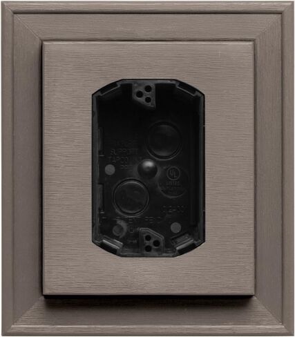 Builders Edge 130110010008 Electrical Mounting Block 008, Clay in Saudi Arabia