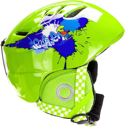 Toddler and Kids Ski Helmet Snowboard Helmet Sled Helmet Sled Ultra Lightweight Small Size Suggested 2-6 Years Kids ASTM Certified in Kuwait