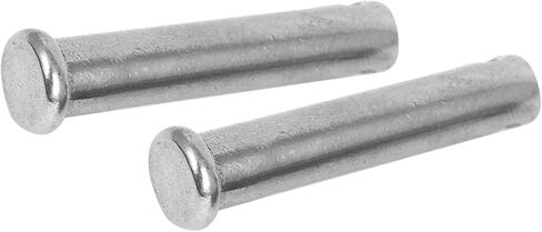 5 عبوات من دبابيس M METERXITY - مشبك دبابيس من الفولاذ المقاوم للصدأ برأس مسطح، مضاد للمقاومة، يوضع على إصلاح الميكانيكا (M8 × 80 مم، لون فضي) in Kuwait