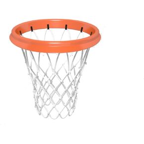 Portable Basketball Hoop Net Replacement, Professional Size (45 Centimeter) All-Weather Netball Hoop Nets, for Basketball Goal Hoop Rim Cylinder, Anti Whip Basketball Netting