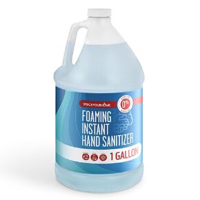1 Gallon Foaming Hand Sanitizer Refill for Hand Sanitizer Pump and Automatic Dispensers, Fragrance Free and Alcohol Free Hand Sanitizer for Sensitive Skin, Liquid Hand Sanitizer Refill