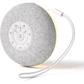 Portable Sound Machine for Sleep Adults Battery Operated White Noise Sound Machine with Bluetooth Speaker Night Light 39 Soothing Sounds 15 Volume Levels 3 Timer Memory Function for Bedroom Office