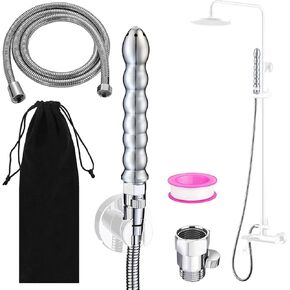 Shower Douche Kit,Deep Shower Douche Cleaning System - Shower Douche Cleansing System,Regulator and 59 inch Hose