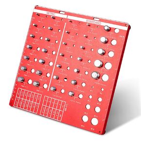 41 Nut and Bolt Thread Checker – Standard and Metric Thread Gauges, Bolt Size and Thread Gauge with 19 Standard & 14 Metric Bolt & 8 Drill Bit Gauge – Ultimate Bolt and Nut Identifier Gauge